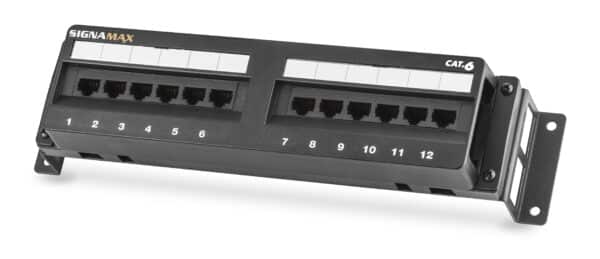 12-Port Category 6 Jack Panel Stand-off Legs
