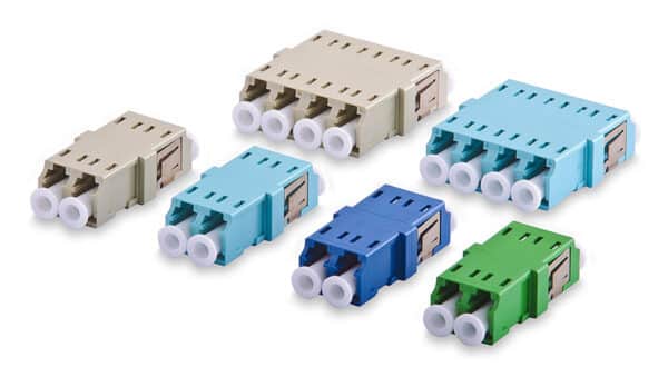 OF Adapter LC, DX, Zirconia Flangeless, Green