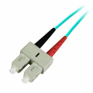 SC to SC Duplex MM 50/125 OM3 Patch Cord, 5 Meter