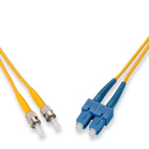 SC to ST Duplex SM 9/125 Patch Cord, 1 Meter