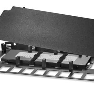 Optical Fiber Management Tray With Cover, 1 RMU