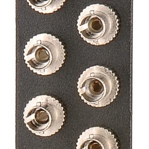 12-Port (12 Fiber) ST OM1/OM2 Adapter Plate Ph. Brz. Sleeve
