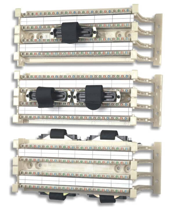 25-Pair 110 Wall Mount Block w/5-Pair Clips to 1 Male Telco